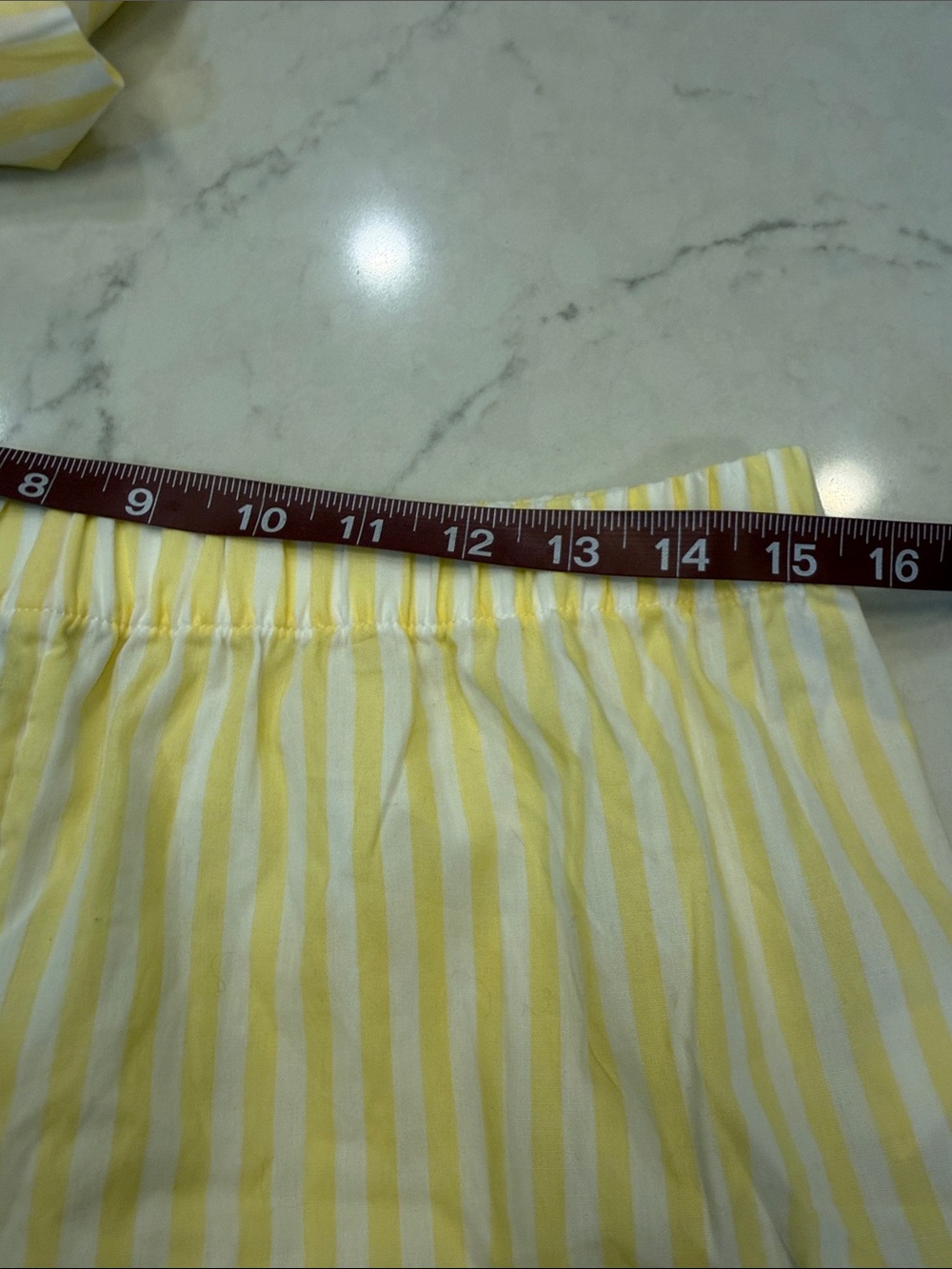 Gap Ruffle Poplin Yellow Gingham Ruffle Pajama Set Size Medium - Picture 8 of 9